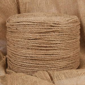 vidaXL Lano zo 100% juty, 6 mm, 500 m