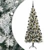 vidaXL Umel&yacute; vianočn&yacute; stromček s vianočn&yacute;mi guľami 180 cm 300 LED