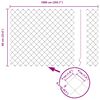 vidaXL Stĺp na plot. Zelen&aacute; 10 x 0,6 m (40 x 40 mm pletivo) Ocel a PVC