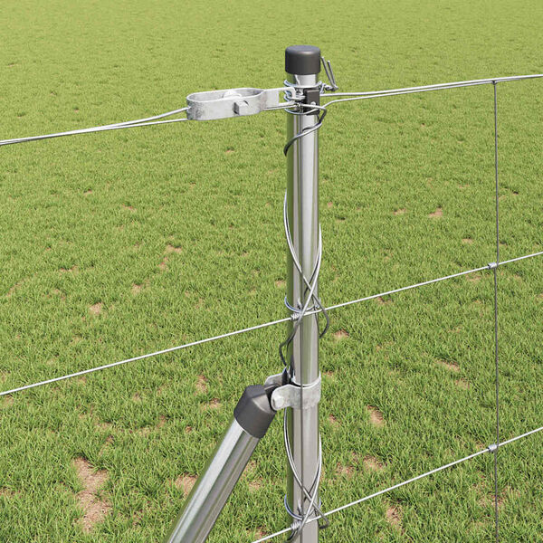 vidaXL Divoký plot Horúce zinkovanie 1000 x 120 x 0,18 cm Železo