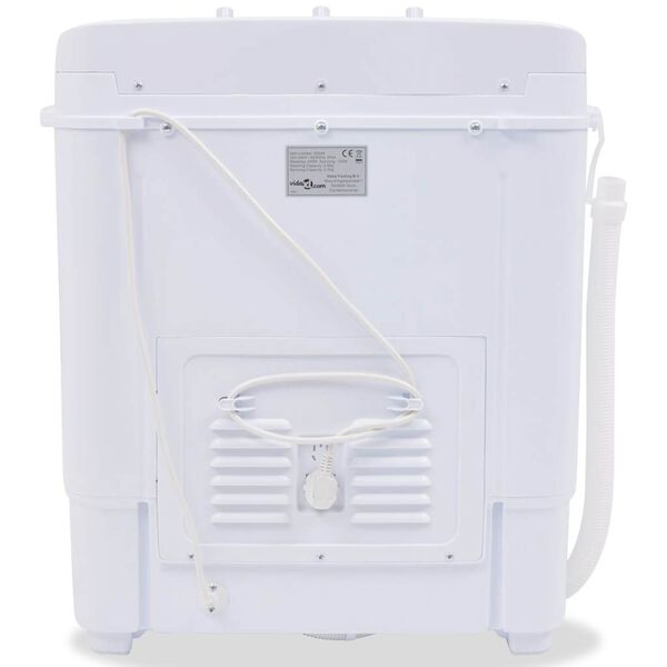 vidaXL Mini pr&aacute;čka s dvojitou n&aacute;dobou, 5,6 kg