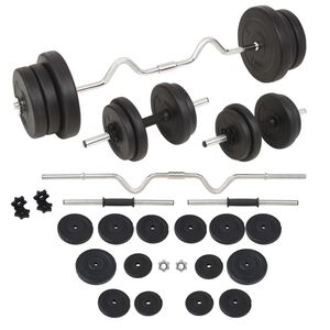 vidaXL S&uacute;prava z&aacute;važ&iacute; a činiek, 60 kg