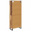vidaXL Highboard Star&eacute; drevo 69,5 x 34 x 180 cm Kompozitn&eacute; drevo