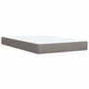 vidaXL Boxspring posteľ s matracom sivohned&yacute; 120x200 cm l&aacute;tka