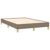 vidaXL Boxspring posteľ s matracom sivohned&yacute; 120x200 cm l&aacute;tka