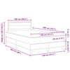 vidaXL LED box s pružinami s matracmi Sivohned&aacute; 120 x 200 cm l&aacute;tka