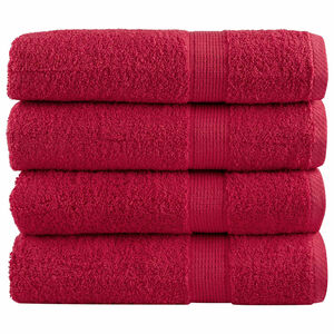 vidaXL Pr&eacute;miov&eacute; osu&scaron;ky SOLUND 4 ks fialov&eacute; 100x150 cm 600 g/m2