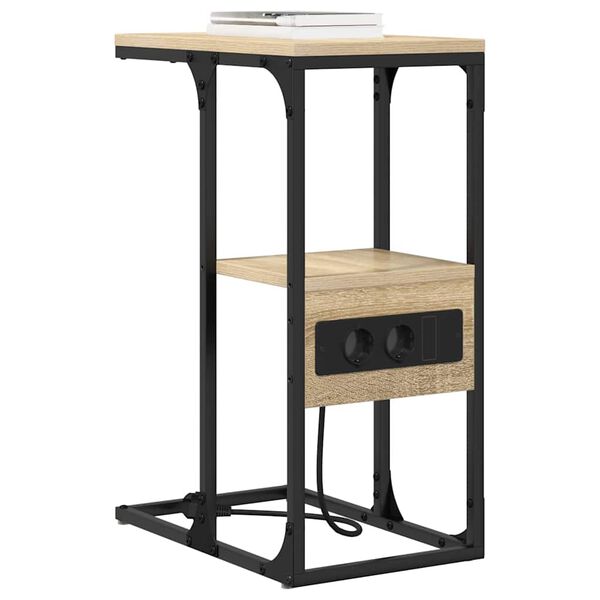 vidaXL Nočn&yacute; stol&iacute;k dub sonoma 41.5 x 26 x 60.5 cm Kompozitn&eacute; drevo