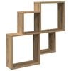 vidaXL N&aacute;stenn&aacute; polička Artisan Dub 80x15x78,5 cm Kon&scaron;trukčn&eacute; drevo