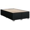 vidaXL Boxspring posteľ s matracom čierna 120x190 cm l&aacute;tka
