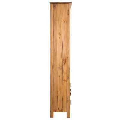 vidaXL Kúpeľňová polica, recyklované borovicové drevo 48x32x170 cm
