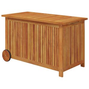 vidaXL Z&aacute;hradn&yacute; &uacute;ložn&yacute; box s kolieskami 90x50x58 cm mas&iacute;vna ak&aacute;cia