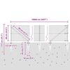 vidaXL Stĺp na plot. Siv&aacute; 100 x 0,6 m (mriežka 25 x 25 mm) Ocel a PVC
