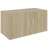 vidaXL Nástenná skrinka, dub sonoma 80x39x40 cm, kompozitné drevo