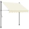 vidaXL Zaťahovacia mark&iacute;za kr&eacute;mov&aacute; 250x150 cm l&aacute;tka a oceľ