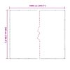 vidaXL Priehľadn&aacute; plachta s okami 5x10 m PVC