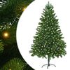 vidaXL Vianočn&yacute; stromček s 300 LED-i so stojanom Zelen&aacute; 180 cm PE