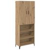 vidaXL Highboard Remeseln&yacute; dub 69,5 x 34 x 180 cm Kompozitn&eacute; drevo