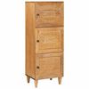 vidaXL Highboard s poličkou Svetlohnedá 40 x 33 x 110 cm mangový masív