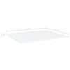 vidaXL Prídavné police 8 ks, biele 60x50x1,5 cm, drevotrieska