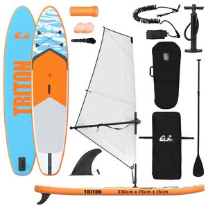 vidaXL Inflatovateľn&aacute; SUP doska s plachtou TRITON 330 x 76 x 15 cm pre