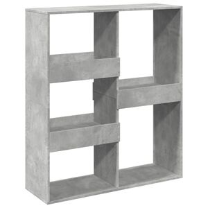 vidaXL Knižnica/deliaca stena bet&oacute;nov&aacute; siv&aacute; 100x33x115 cm