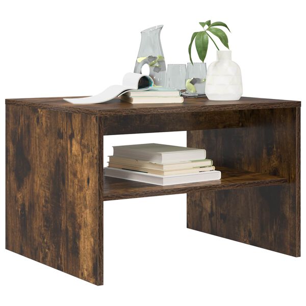 vidaXL Konferenčn&yacute; stol&iacute;k Dymov&aacute; dub 60 x 50 x 40 cm Kompozitn&eacute; drevo