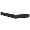 vidaXL Posteľný rám boxspring s matracom čierny 100x200 cm zamat