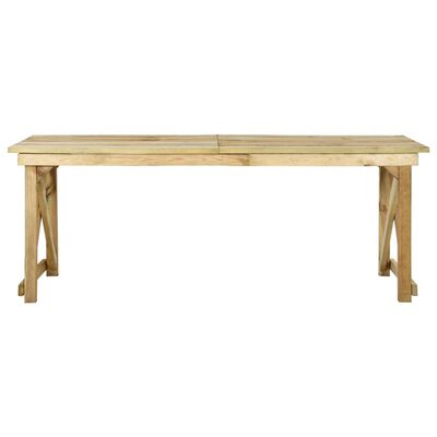vidaXL Záhradný stôl 200x79x75 cm impregnovaná borovica