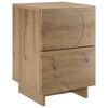 vidaXL Nočn&yacute; stol&iacute;k Dub artisan 33,5 x 34,5 x 50 cm Kompozitn&eacute; drevo