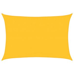 vidaXL Tieniaca plachta 160 g/m&sup2; obdĺžnikov&aacute; žlt&aacute; 3,5x4,5m, HDPE