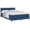 vidaXL Posteľ s pružinov&yacute;m r&aacute;mom s vank&uacute;&scaron;om Modr&aacute; 140 x 190 cm l&aacute;tka