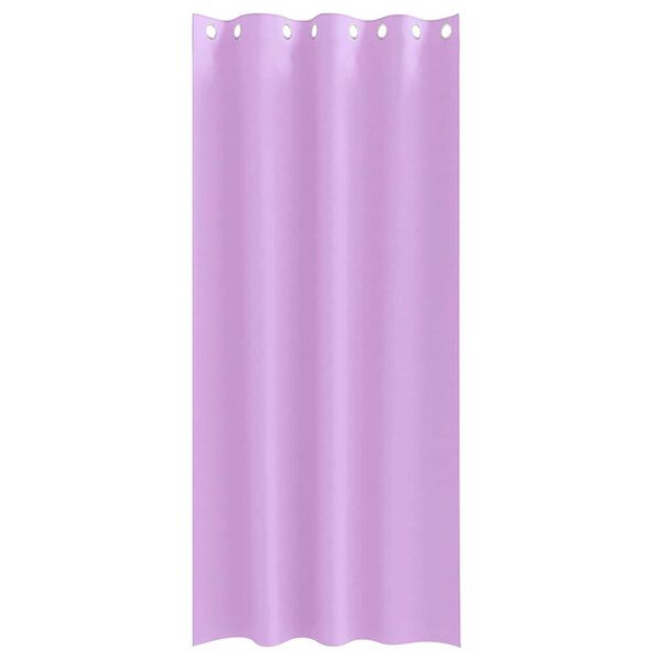 vidaXL Z&aacute;clony na zatemnenie s kr&uacute;žkami 2 pcs Fialov&aacute; 225 x 140 cm