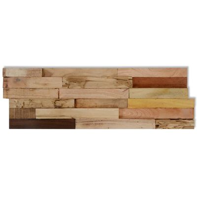 vidaXL Obkladové panely 10 ks 1,03 m², recyklované tíkové drevo