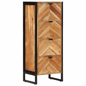 vidaXL K&uacute;peľňov&aacute; skrinka 40x30x100 cm mas&iacute;vna ak&aacute;cia a železo