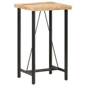 vidaXL Barov&yacute; st&ocirc;l 60x60x107 cm mas&iacute;vne mangovn&iacute;kov&eacute; drevo