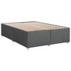 vidaXL Boxspring posteľ s matracom tmavosiv&aacute; 140x200 cm l&aacute;tka