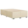 vidaXL Boxspring posteľ s matracom kr&eacute;mov&aacute; 120x190 cm l&aacute;tka