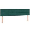 vidaXL Box Spring Posteľ s matracmi Tmavo zelen&aacute; 200x210 cm Zamat
