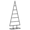 vidaXL Kovov&yacute; vianočn&yacute; dekorat&iacute;vny stromček čierny 90 cm