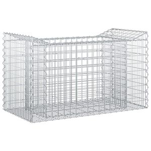 vidaXL Gabi&oacute;nov&aacute; vyv&yacute;&scaron;en&aacute; posteľ 50 x 100 x 60 cm Pozinkovan&aacute; oceľ