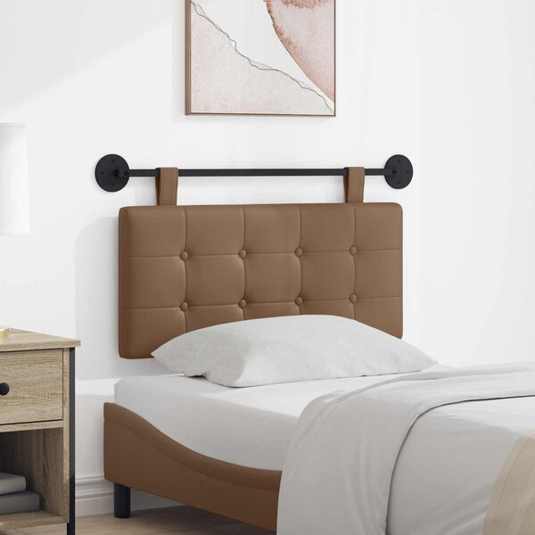 vidaXL Z&aacute;vesn&aacute; Čel&aacute; N&aacute;stenn&yacute; Kapuč&iacute;nov&aacute; 100 x 55 x 5 cm Umel&aacute; koža