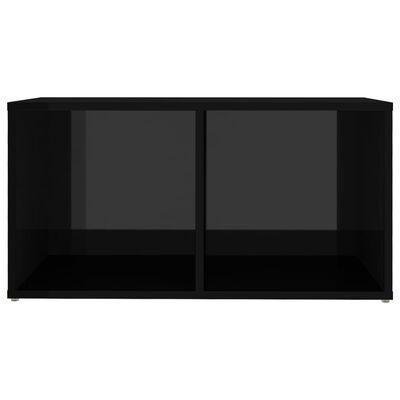 vidaXL 6-dielna súprava TV skriniek lesklá čierna drevotrieska