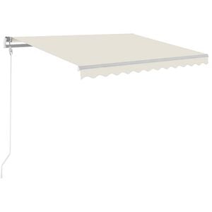 vidaXL Automatick&aacute; zaťahovacia mark&iacute;za 300x250 cm kr&eacute;mov&aacute;