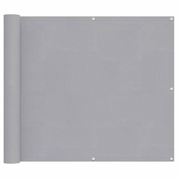 vidaXL Balk&oacute;nov&aacute; obrazovka PU potiahnut&yacute; oxford alu