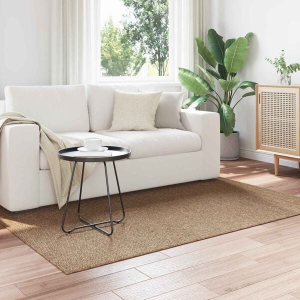 vidaXL Kusov&eacute; koberce HUARTE Pr&iacute;rodn&aacute; 200 x 140 cm Polyester