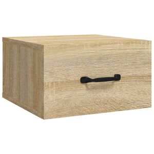 vidaXL N&aacute;stenn&yacute; nočn&yacute; stol&iacute;k dub sonoma 35x35x20 cm
