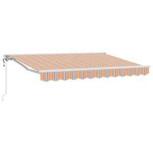 vidaXL Zatemniteľn&aacute; mark&iacute;za Modr&aacute; a Oranžov&aacute; 350 x 200 cm