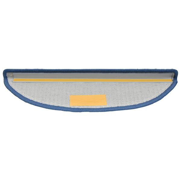 vidaXL Schodov&eacute; rohože 20 ks 56x17x3 cm modr&eacute; polkruhov&eacute;