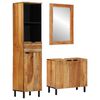 vidaXL Set kabinetov do k&uacute;peľne 3 ks Pr&iacute;rodn&aacute; 38 x 33 x 160 cm
